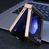 economico Cover Samsung-telefono Custodia Per Samsung Galaxy Z Flip 7 Z Flip 6 Z Flip 5 Z Flip 4 Z Flip 3 Copertura Posteriore Resistente agli urti Retrò PC Pelle PU
