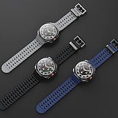 baratos Pulseiras de relógio Samsung-4 pacotes Pulseiras de Relógio para Samsung Assistir Ultra Silicone Substituição Alça Ajustável Banda do Oceano Pulseira