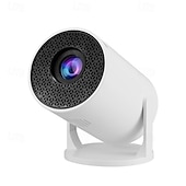 Недорогие Проекторы-LED Мини-проектор Встроенный динамик Ручная фокусировка Видеопроектор для домашнего кинотеатра Синхронизация экрана смартфона 1080P (1920x1080) 50 lm Android 10.0 Совместим с USB