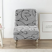 cheap Armchair Cover &amp; Armless Chair Cover-Velvet Accent Chair Covers Luxury High Stretch Armless Chair Slipcovers for Large Chairs, Removable Furniture Protector for Living Dining Room Hotel