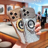 Недорогие Чехлы для iPhone-телефон Кейс для Назначение iPhone 16 15 14 Pro Max Plus iPhone 13 12 11 Pro Max Mini Кейс на заднюю панель со стендом Магнитный Поддержка беспроводной зарядки Ретро Покрытие