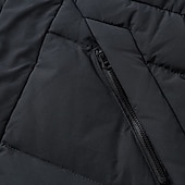 billiga Pojkars dunjacka och parka-Barn Pojkar Ner Hoodiejacka Pufferjacka Ytterkläder Ensfärgat Långärmad Ficka Täcka Utomhus Dagligen Grundläggande Svart Höst Vinter 5 år +