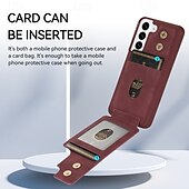 levne Pouzdra pro Samsung-telefon Carcasă Pro S23 Ultra Plus S23 S22 S22 Plus Ultra S21 FE S21 S21 Ultra Plus A54 A34 A14 S20 Plus S20 Ultra Zadní kryt Držák na prsteny Nárazuvzdorné Retro TPU PU kůže