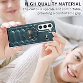 economico Cover Samsung-telefono Custodia Per Z Fold 5 Z Fold 4 Z Fold 3 Per retro con cordino con cinturino da polso Slot per schede Retrò TPU pelle sintetica
