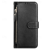 cheap iPhone Cases-Phone Case For iPhone 16 Pro Max Plus iPhone 15 Pro Max Plus iPhone 14 13 12 11 Pro Max Plus iPhone 14 Pro Max iPhone 13 12 11 Pro Max Back Cover with Stand Holder Zipper Support Wireless Charging