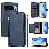 levne Ostatní pouzdra-telefon Carcasă Pro Google Pixel 9 Pro Pixel 9 Pro XL Pixel 8 Pro Pixel 8 Pixel 9 Pixel 7 Pixel 7 Pro Pixel 6 Pixel 6 Pro Pouzdro na peněženku se stojánkem Zip Ochrana celého těla Retro TPU PU kůže