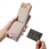 cheap Other Phone Case-Phone Case For Pixel 9 Pro Pixel 9 Pro XL Pixel 8 Pro Pixel 8 Pixel 7 Pixel 7 Pro Pixel 6 Pixel 6 Pro Back Cover with Stand Holder Ring Holder Zipper Retro TPU PU Leather
