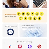abordables Bracelets connectés-696 iW10 Montre intelligente 1.85 pouce Montre intelligente avec bracelet Bluetooth Rappel d&#039;Appel Moniteur de Sommeil Moniteur de Fréquence Cardiaque Compatible avec Android iOS Hommes Mode