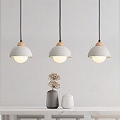 baratos Luzes pendentes-luminária pendente de terrazzo com base g9 luminária pendente estilo nórdico luz branca quente cor mooden sombra g9 110-240v