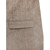  giacca blazer in tweed a spina di pesce da uomo vintage taglie forti vestibilità regolare monopetto due bottoni verde cachi