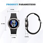 baratos Pulseiras Inteligentes-696 ZM34 Relógio inteligente 1.39 polegada Pulseira inteligente Bluetooth Podômetro Aviso de Chamada Monitor de Sono Compatível com Android iOS Feminino Masculino Chamadas com Mão Livre IP 67 Caixa