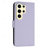 baratos Capa Samsung-telefone Capinha Para S24 S24 Ultra Plus S24 FE S23 S22 S21 S20 Ultra Plus FE A72 A52 A32 A22 A12 A71 A51 A31 A53 A33 A23 A13 S25 Ultra Capa articulada Com Suporte com pulseira Slot para cartão Retro