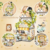Недорогие Конструкторы-Конструкторы Архитектура 1077 pcs совместимый ABS + PC Legoing Творчество Декомпрессионные игрушки Взаимодействие родителей и детей для ребенка Игрушки Подарок