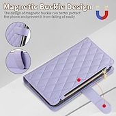 abordables Otras carcasas-teléfono Funda Para Píxel 9 Pro Pixel 9 Pro XL Pixel 8 Pro Pixel 8 Píxel 9 Pixel 7 Pixel 7 Pro Pixel 6 Pixel 6 Pro Funda Trasera con Soporte Cremallera con cordón Retro TPU Cuero de PU