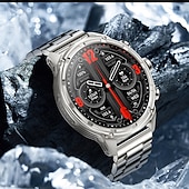 Χαμηλού Κόστους Smartwatch-νέο αθλητικό smartwatch bluetooth 1,85 ιντσών για άνδρες γυναίκες ενσωματωμένο έξυπνο φωνητικό βοηθό bluetooth κλήση παρακολούθησης συνολικής υγείας