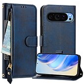 levne Ostatní pouzdra-telefon Carcasă Pro Google Pixel 9 Pro Pixel 9 Pro XL Pixel 8 Pro Pixel 8 Pixel 9 Pixel 7 Pixel 7 Pro Pixel 6 Pixel 6 Pro Pouzdro na peněženku se stojánkem Zip Ochrana celého těla Retro TPU PU kůže