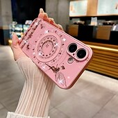 abordables Carcasas iPhone-teléfono Funda Para iPhone 16 Pro Max Plus iPhone 15 Pro Max Plus iPhone 14 13 12 11 Pro Max Plus iPhone 14 Pro Max iPhone 13 12 11 Pro Max Funda Trasera Magnética Soporte de carga inalámbrica con