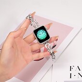זול להקות Apple Watch-סולו לופ מותאם ל רצועת השעון של Apple Watch 38 מ&quot;מ 40 מ&quot;מ 41 מ&quot;מ 42 מ&quot;מ 44 מ&quot;מ 45 מ&quot;מ 49 מ&quot;מ נשים בלינג יהלום מתכוונן סגסוגת רצועת שעון חלופית ל iwatch Ultra 2 Series 9 8 7 SE 6 5 4 3 2 1