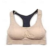 economico Reggiseni sportivi-Per donna Supporto leggero Reggiseni sportivi Reggiseno da corsa Scollatura posteriore Buon top Imbottito Fitness Attività ricreative Corsa Traspirante Leggero Morbido Nero Blu Fuschia Tinta unita