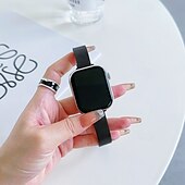 olcso Apple óraszíjak-Solo Loop Kompatibilis valamivel Apple Watch óraszíj 38mm 40mm 41mm 42mm 44mm 45mm 49mm Fém kapocs ötvözet Csere óraszíj mert iwatch Ultra 2 Series 9 8 7 SE 6 5 4 3 2 1