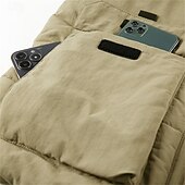 halpa Gilets-Miesten Kalastusliivi Päivittäin Vapaa-aika 봄 &amp; Syksy Tasku Polyesteri Mukava Yhtenäinen väri Vetoketju Stand-kaula-aukko Musta Khaki Tumman sininen Tumman harmaa Liivi