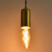 levne LED svíčky-10ks vintage edison svíčkové žárovky, 40w e14 c35 stmívatelné dekorativní retro světla - ac 220-240v