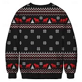 preiswerte Sweatshirts &amp; Hoodies-Anime 3D-Druck 3D Bischofsärmel Kapuzensweatshirt Cartoon Manga Weihnachtsmann Grafik für Paar Herren Damen Erwachsene 3D-Druck  für Weihnachten Karneval Party Festival