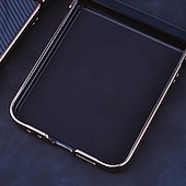 halpa Samsung-kotelot-puhelin Etui Käyttötarkoitus Z-kääntö 7 Z Flip 6 Z Flip 5 Z Flip 4 Z Flip 3 Takakuori Magneetti Tukee langatonta latausta Iskunkestävä Retro Hiilikuitu Pinnoitus