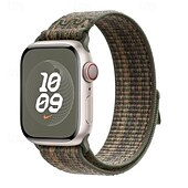 baratos Pulseiras de Apple Watch-Pulseira Esportiva Compatível com Pulseira Apple Watch 38mm 40mm 41mm 42mm 44mm 45mm 49mm Ajustável Tecido pulseira de substituição para iwatch Ultra 2 Series 9 8 7 SE 6 5 4 3 2 1