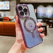 お買い得  iPhone用ケース-電話 ケース 用途 iPhone 16 Pro Max プラス iPhone 15 プロマックスプラス iPhone 14 13 12 11 Pro Max Plus iPhone 14 Pro Max iPhone 13 12 11 Pro Max バックカバー 磁石バックル ワイヤレス充電をサポート 耐衝撃 レトロ風 TPU アクリル