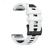 halpa Garmin kellonauhat-Kellon ranneke varten Garmin Fenix 8 47mm 51mm 7X 6 6X Pro Epix Pro Instinct 2X Approach S70 S62 S60 Forerunner 955 945 Epix Marq Descent Quatix 22mm 26mm Silikoni Korvaus Hihna Quick Fit Säädettävä