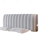 cheap Bedding Accessories-Headboard Covers Slipcover, Stretch Bed Headboard Covers, Small Square Jacquard Dustproof Protector Cover for Upholstered Headboard