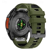 preiswerte Garmin-Uhrenarmbänder-Uhrenarmband für Garmin Fenix 8 47mm 51mm 7X 6 6X Pro Epix Pro Instinct 2X Approach S70 S62 S60 Forerunner 955 945 Epix Marq Descent Quatix 22mm 26mm Silikon Ersatz Gurt Quick Fit Verstellbar