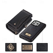 levne Pouzdra pro iPhone-telefon Carcasă Pro iPhone 16 Pro Max Plus iPhone 15 Pro Max Plus iPhone 14 13 12 11 Pro Max Plus Mini iPhone 14 Pro Max iPhone 13 12 11 Pro Max Zadní kryt Pouzdro na peněženku Magnetické Zip Slot