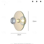 abordables Apliques de pared para interior-Aplique de pared de cristal romántico bauhaus, estilo medieval, retro, cromado, para sala de estar, luces led, lámpara de techo para pasillo de dormitorio, 110-240 V, 5 W