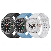 baratos Pulseiras de relógio Samsung-4 pacotes Pulseiras de Relógio para Samsung Assistir Ultra Silicone Substituição Alça Ajustável Banda do Oceano Pulseira