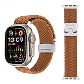 cheap Apple Watch Bands-Sport Band Compatible with Apple Watch band 38mm 40mm 41mm 42mm 44mm 45mm 49mm Braided Adjustable Fabric Strap Replacement Wristband for iwatch Ultra 2 Series 9 8 7 SE 6 5 4 3 2 1