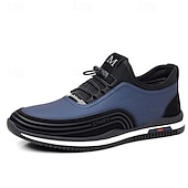 economico Sneakers da uomo-scarpe da ginnastica sportive blu da uomo - scarpe da corsa leggere con design a fiamma, comode scarpe sportive per palestra e attività all&#039;aperto