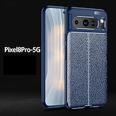 お買い得  その他のスマホケース-電話 ケース 用途 Pixel 8 Pro Pixel 8 バックカバー スタンド付き 耐衝撃 レトロ風 TPU PUレザー