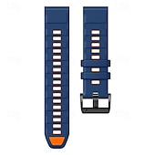 preiswerte Garmin-Uhrenarmbänder-Uhrenarmband für Garmin Fenix 8 47mm 51mm 7X 6 6X Pro Epix Pro Instinct 2X Approach S70 S62 S60 Forerunner 955 945 Epix Marq Descent Quatix 22mm 26mm Silikon Ersatz Gurt Quick Fit Verstellbar