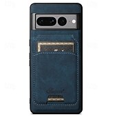 זול תיק טלפון אחר-טלפון מגן עבור Pixel 9 Pro Pixel 9 Pro XL Pixel 8 Pro Pixel 8 Pixel 7 Pixel 7 Pro Pixel 6 Pixel 6 Pro כיסוי אחורי עם מעמד ניתן לניתוק מגנטי רטרו TPU PC עור PU