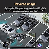 cheap Car DVR-HD Car Dash Camera 3 Cameras 4 Inch LCD Backlit Display 360 Degree Rotatable 170 Degree Wide Angle Night Vision Auto Storage 1080P Car DVR