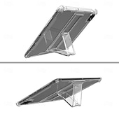 Χαμηλού Κόστους Samsung Tablets Θήκη-Δισκίο Θήκες Καλύμματα Για Samsung Galaxy Tab A9 8.7&quot; S9 11 inch S9 Plus 12.4&quot; S9 Ultra 14.6&quot; S8 S7 S6 A8 A7 A Ultra Plus FE Lite A8 A7 Lite A9 Plus 11&quot; με βάση στήριξης Διάφανο Σούπερ Λεπτό Διάφανη