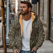 Men's Hoodie Hoodies Sweatshirt Military Green Fall / Winter Designer3