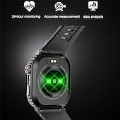 ieftine Ceasuri Smart-ceas inteligent mt39 ecran mare de 2,01 inci apel bluetooth monitor de sănătate ritm cardiac sport în aer liber ai asistent vocal smartwatch