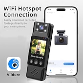 cheap Digital Camera-Action Camera Portable Rechargeable Recording Image and Video Function WiFi Mini 2.0MP CMOS 4K 128 GB Street