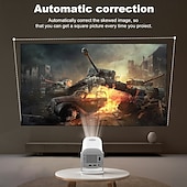Недорогие Проекторы-p30 портативный проектор 4k android ручная фокусировка lcd авто видео проектор full hd домашний смарт портативный проектор мини проекторы