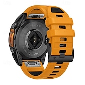 halpa Garmin kellonauhat-Kellon ranneke varten Garmin Fenix 8 47mm 51mm 7X 6 6X Pro Epix Pro Instinct 2X Approach S70 S62 S60 Forerunner 955 945 Epix Marq Descent Quatix 22mm 26mm Silikoni Korvaus Hihna Quick Fit Säädettävä