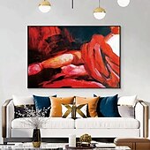 preiswerte Gemälde mit Menschen-Ölgemälde mit Porträt einer Frau, handgefertigtes Gemälde auf Leinwand, handgefertigtes Ölgemälde einer afrikanischen Frau, handgefertigte Wandkunst, moderne Deko-Ideen, Gemälde für Ihr Zuhause und