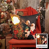abordables Oreillers personnalisés-Housse de coussin personnalisée Ajoutez votre image Conception photo personnalisée Image Mode Housse de coussin décontractée 1 pièce Cadeau personnalisé fait sur mesure
